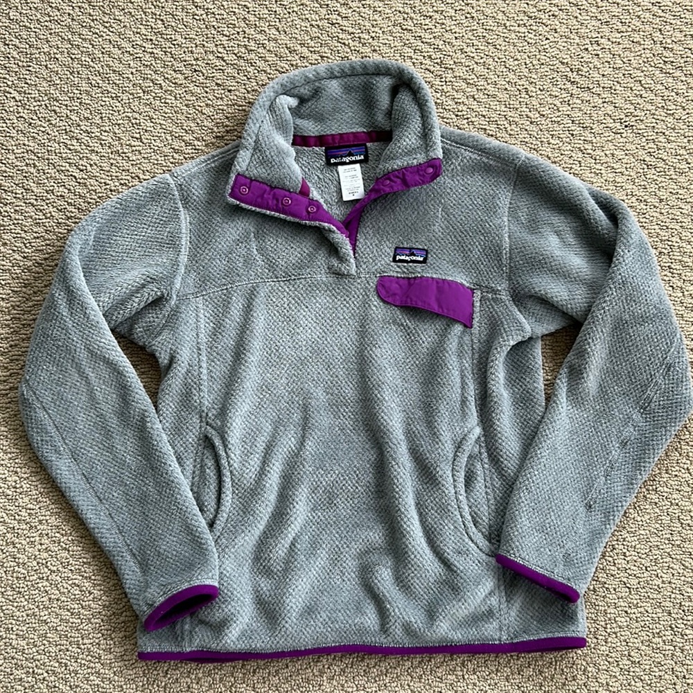 Patagonia Re-Tool Snap-T Pullover Light Grey